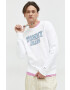 Tommy Jeans Памучен суичър в бяло с принт - Pepit.bg