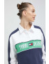 Tommy Jeans Памучен суичър в тъмносиньо с десен - Pepit.bg