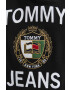 Tommy Jeans Памучен суичър в черно с апликация - Pepit.bg