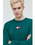 Tommy Jeans Памучна блуза с дълги ръкави - Pepit.bg