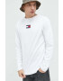 Tommy Jeans Памучна блуза с дълги ръкави - Pepit.bg