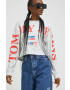 Tommy Jeans Памучна блуза с дълги ръкави - Pepit.bg