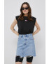 Tommy Jeans Памучна тениска в черно - Pepit.bg