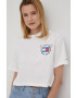 Tommy Jeans Памучна тениска в бяло - Pepit.bg