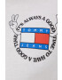Tommy Jeans Памучна тениска в бяло - Pepit.bg