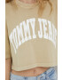 Tommy Jeans Памучна тениска с принт - Pepit.bg