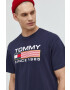 Tommy Jeans Памучна тениска в розово - Pepit.bg