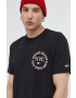 Tommy Jeans Памучна тениска в черно с апликация - Pepit.bg