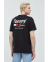 Tommy Jeans Памучна тениска в черно с принт - Pepit.bg