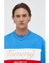 Tommy Jeans Памучна тениска в синьо - Pepit.bg