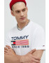 Tommy Jeans Памучна тениска в бяло - Pepit.bg