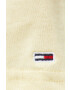 Tommy Jeans Памучна тениска в жълто - Pepit.bg