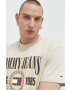Tommy Jeans Памучна тениска в синьо - Pepit.bg