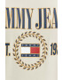Tommy Jeans Памучна тениска в синьо - Pepit.bg