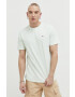 Tommy Jeans Памучна тениска в тъмносиньо - Pepit.bg