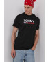 Tommy Jeans Памучна тениска - Pepit.bg