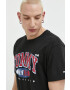 Tommy Jeans Памучна тениска в черно с принт - Pepit.bg