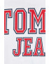 Tommy Jeans Памучна тениска в бяло с принт - Pepit.bg