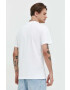Tommy Jeans Памучна тениска в бяло с апликация - Pepit.bg