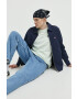 Tommy Jeans Памучна тениска в зелено с апликация - Pepit.bg