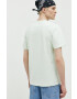 Tommy Jeans Памучна тениска в зелено с апликация - Pepit.bg