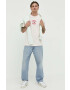 Tommy Jeans Памучна тениска в синьо - Pepit.bg