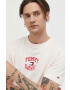 Tommy Jeans Памучна тениска в синьо - Pepit.bg