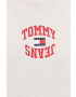 Tommy Jeans Памучна тениска в синьо - Pepit.bg