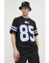 Tommy Jeans Памучна тениска в тъмносиньо - Pepit.bg