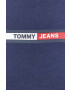 Tommy Jeans Памучна тениска в тъмносиньо с принт - Pepit.bg