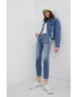 Tommy Jeans Памучна тениска в бяло - Pepit.bg