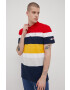 Tommy Jeans Памучна тениска с яка - Pepit.bg