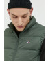 Tommy Jeans Пухен елек мъжки в зелено - Pepit.bg