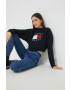 Tommy Jeans Пуловер дамски в черно - Pepit.bg