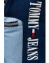 Tommy Jeans Раница в синьо голям размер с десен - Pepit.bg