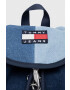 Tommy Jeans Раница в синьо малък размер с десен - Pepit.bg
