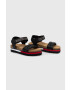 Tommy Jeans Сандали FLAG OUTSOLE SANDAL в черно с платформа EN0EN02122 - Pepit.bg
