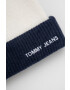 Tommy Jeans Шапка с вълна в тъмносиньо - Pepit.bg