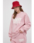 Tommy Jeans Суичър дамски в розово с апликация - Pepit.bg