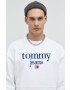 Tommy Jeans Суичър в бордо с качулка с апликация - Pepit.bg