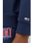 Tommy Jeans Суичър в тъмносиньо с десен - Pepit.bg