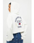 Tommy Jeans Суичър в бяло с апликация - Pepit.bg