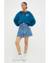 Tommy Jeans Суичър в тюркоазено с апликация - Pepit.bg