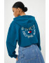 Tommy Jeans Суичър в тюркоазено с апликация - Pepit.bg