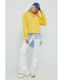 Tommy Jeans Суичър в жълто с принт - Pepit.bg