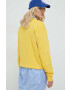 Tommy Jeans Суичър в жълто с принт - Pepit.bg