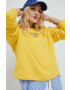 Tommy Jeans Суичър в жълто с принт - Pepit.bg