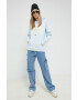 Tommy Jeans Суичър в синьо с качулка с апликация - Pepit.bg