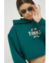 Tommy Jeans Суичър в зелено с качулка с апликация - Pepit.bg