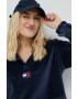 Tommy Jeans Суичър в тъмносиньо с апликация - Pepit.bg